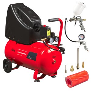 Компрессорный набор FUBAG Домашний мастер (House Master Kit) безмасляный компрессор + 5 предметов