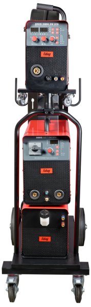 Сварочный полуавтомат INMIG 500T DW SYN + Подающий механизм DRIVE INMIG DW SYN + Шланг-пакет 5 м + Горелка FB 500 3 м + Блок жидкостного охлаждения + Тележка в Ставрополе фото