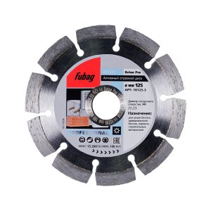 Алмазный отрезной диск FUBAG Beton Pro D125 мм/ 22.2 мм по бетону в Ставрополе фото