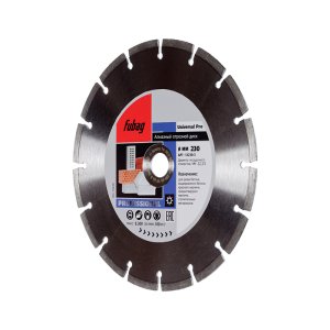Алмазный отрезной диск FUBAG Universal Pro D230 мм/ 22.2 мм в #REGION_NAME_DECLINE_PP# фото
