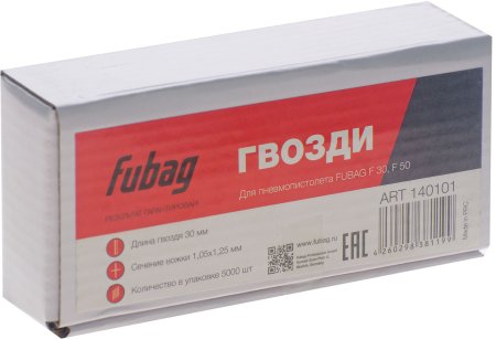 FUBAG Гвозди для F30 (F50 (1.05*1.25, 30 мм, 5000 шт) в Ставрополе фото