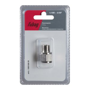 FUBAG Переходник 1/4 дюйма M на 3/8 дюйма F, блистер 1 шт в Ставрополе фото