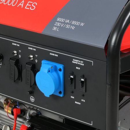 Бензиновый генератор FUBAG BS 9000 A ES с электростартером и коннектором автоматики в Ставрополе фото