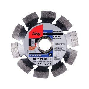Алмазный отрезной диск FUBAG Universal Extra D125 мм/ 22.2 мм в #REGION_NAME_DECLINE_PP# фото