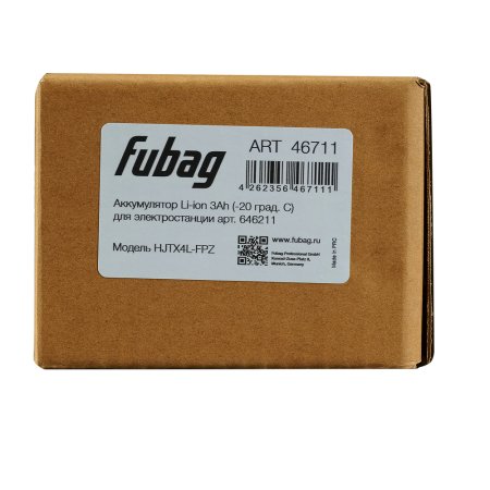 Аккумулятор FUBAG li-ion 3Ah для инверторного генератора TI 11000 A ES (арт. 646211) Аккумулятор FUBAG li-ion 3Ah для инверторного генератора TI 11000 A ES (арт. 646211) купить в Ставрополе